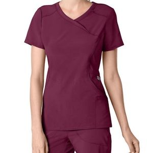 Maroon scrubs for nurse techs